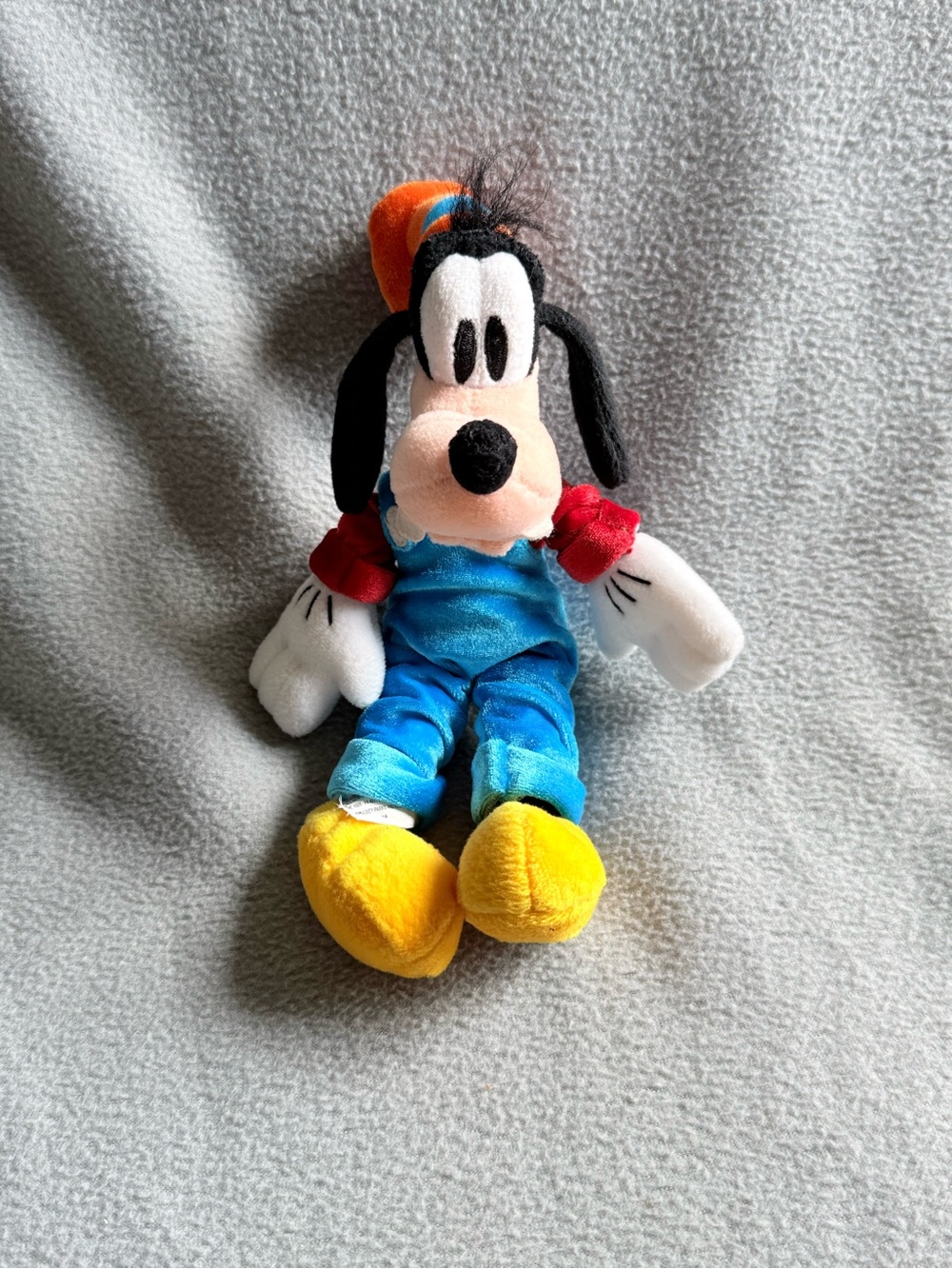 Disney Goofy Plush in Blue, Yellow & Red Accents